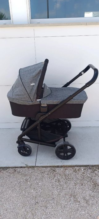 Cochecito Bebé 2 en 1 Joie(Capazo-Silla)gris/negro