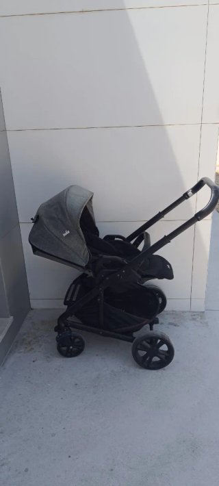 Cochecito Bebé 2 en 1 Joie(Capazo-Silla)gris/negro
