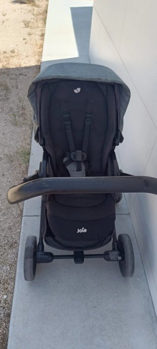 Cochecito Bebé 2 en 1 Joie(Capazo-Silla)gris/negro