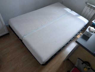 Sofa cama plegable tipo libro 130x180 con canapé
