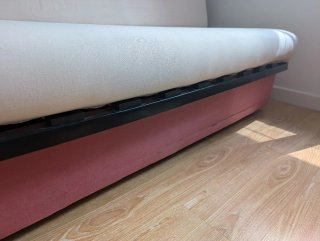 Sofa cama plegable tipo libro 130x180 con canapé