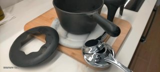 Set Fondue Hierro Fundido 6 Tenedores