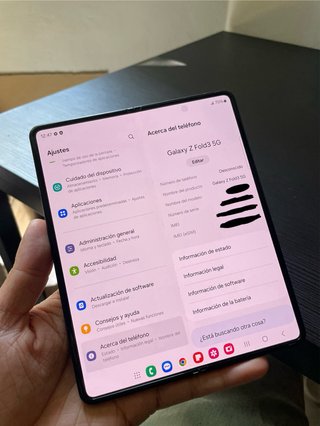 Samsung Galaxy Z Fold3 5G 256GB Negro