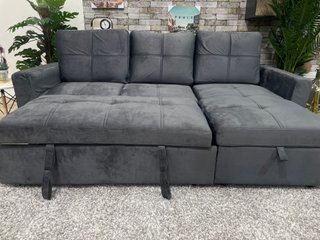 Sofá Cama Chaise Longue Gris Nuevo