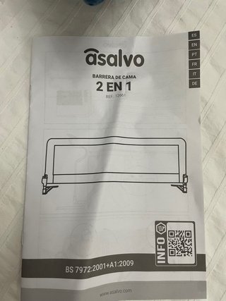 Barrera de cama Asalvo 150 cm