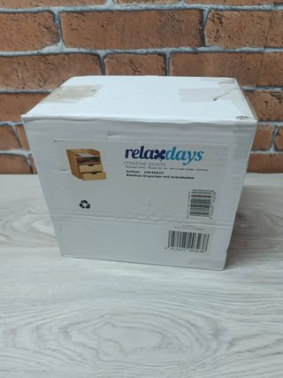 Organizzatore per Scrivania in Bambù con 2 Cassetti