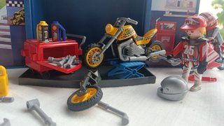 Playmobil Taller de motos y Pilotos Ref. 6157