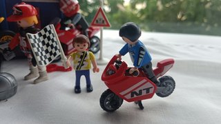 Playmobil Taller de motos y Pilotos Ref. 6157