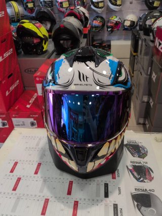 Casco Integral MT Targo S Joker + Pantalla Iridium