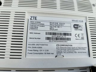 Wind 3 hub ZTE b1a170