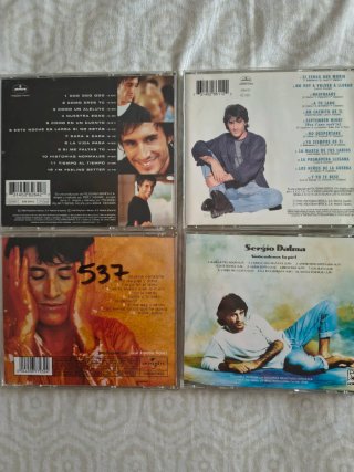 Lote 12 CDs Pop Español: Sanz, Bosé, Cecilia, Mora