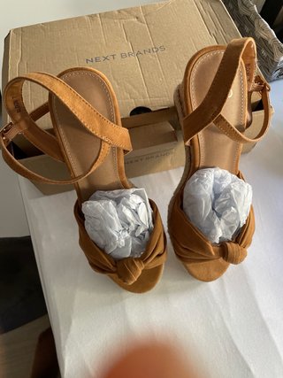 Sandalias cuña Novo (Next) Marrón Talla 7