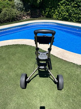 Carro de golf Boomerang de aluminio y doble barra