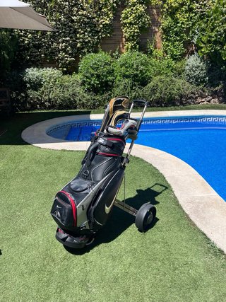 Carro de golf Boomerang de aluminio y doble barra