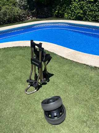 Carro de golf Boomerang de aluminio y doble barra