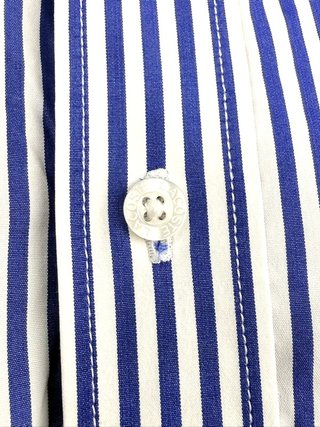 Lacoste Camicia Uomo 39 M Righe Regular Fit Cotone
