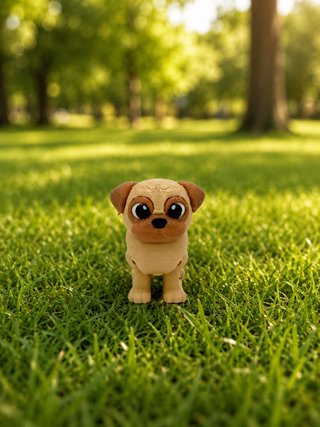 Pug Animascota – Pug Articulado 3D