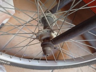Bicicleta naranja