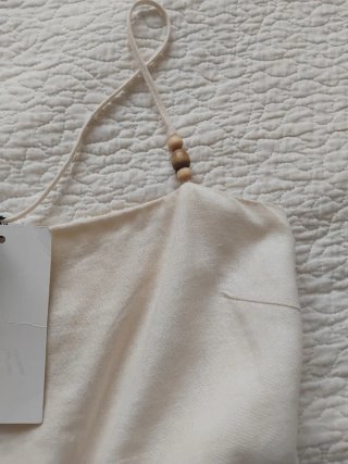 Vestido Zara Beige Tirantes