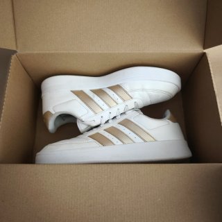 Scarpe Adidas Breaknet 2.0 Bianco Dorato 39.5