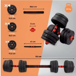 Mancuernas Ajustables hasta 20kg