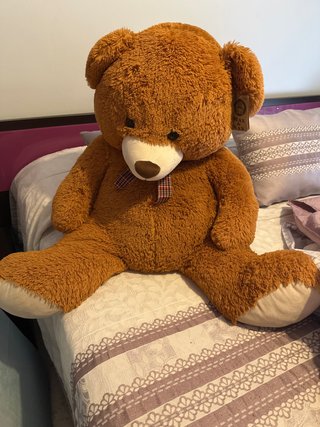 Oso de peluche grande marrón