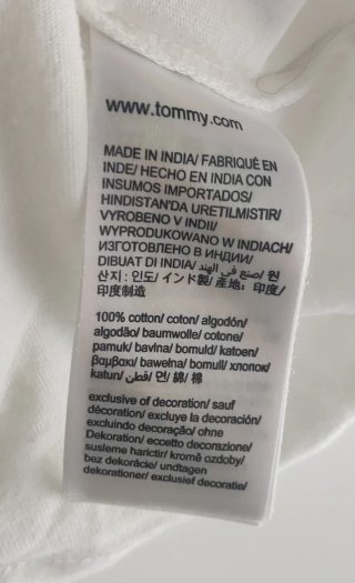 Camiseta Tommy Hilfiger T L Blanca