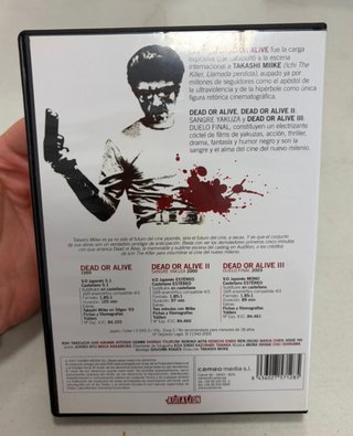 Trilogía Dead or Alive Takashi Miike DVD