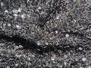 Top Zara Lentejuelas Negro/Plata Nuevo
