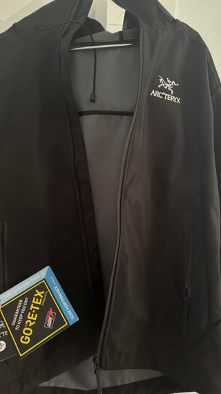 Chaqueta Impermeable Arc'teryx Negra