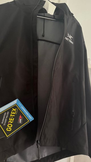 Chaqueta Impermeable Arc'teryx Negra