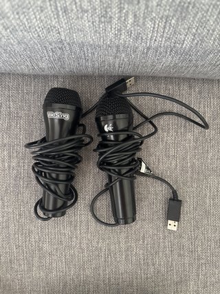 2 Micrófonos WeSing USB Negros