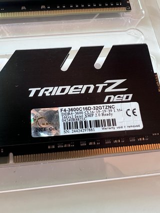 G.Skill Trident Z Neo DDR4 32GB 3600MHz CL16