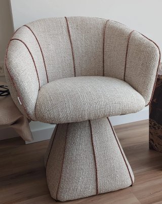 Silla giratoria Sklum con reposabrazos