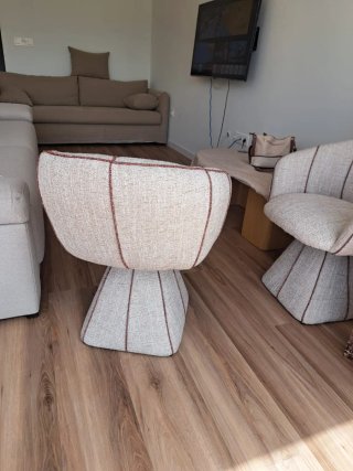 Silla giratoria Sklum con reposabrazos