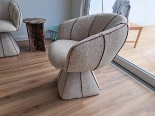 Silla giratoria Sklum con reposabrazos