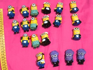 Lote 20 Figuras Minions Mi Villano Favorito