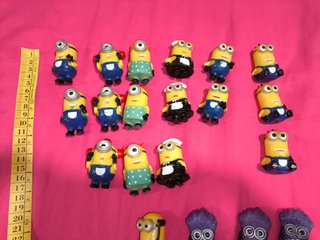 Lote 20 Figuras Minions Mi Villano Favorito