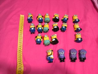 Lote 20 Figuras Minions Mi Villano Favorito