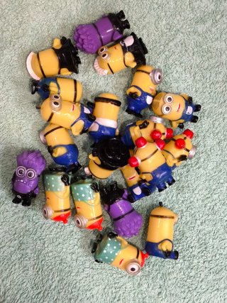 Lote 20 Figuras Minions Mi Villano Favorito