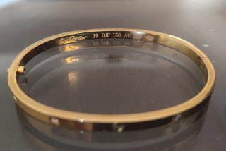 Pulsera Cartier Love Oro con Diamantes