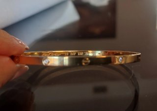 Pulsera Cartier Love Oro con Diamantes