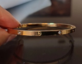 Pulsera Cartier Love Oro con Diamantes