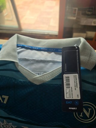 Camiseta EA7 SSC Napoli MSC Azul