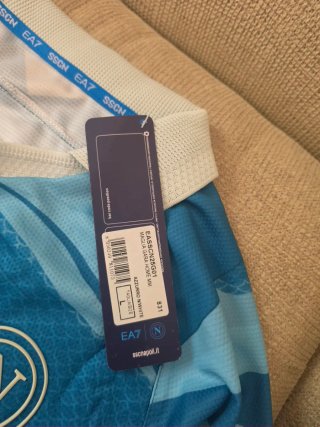 Camiseta EA7 SSC Napoli MSC Azul