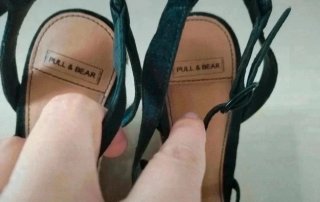 Cuñas Pull&Bear negras