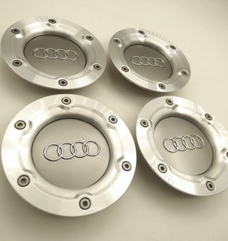 CENTROS DE RUEDA AUDI TT 146mm PLATA