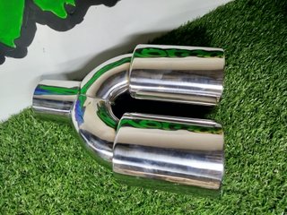 Tubo de escape doble acero inoxidable