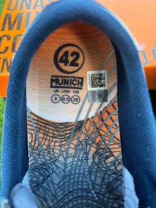 Zapatillas Munich Talla 42 Azul/Blanco