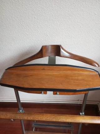 Galan de pie madera y metal